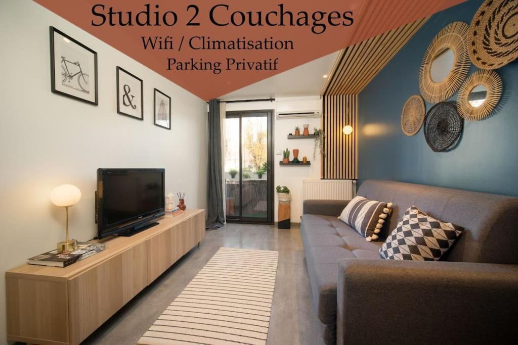 Air-Conditioned Apartment With Private Parking Marseille Extérieur photo